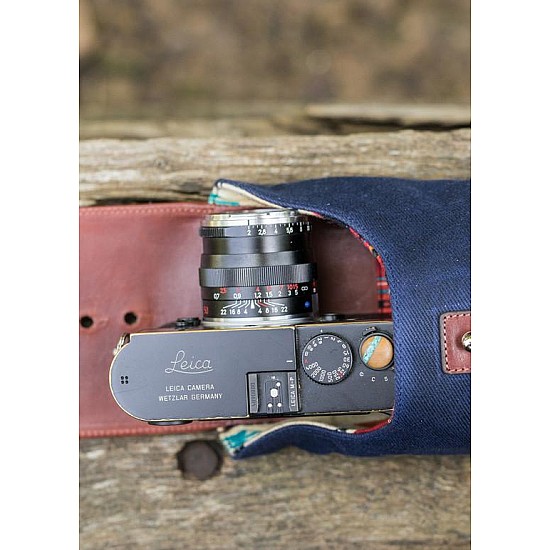 Medium Navy Sightseer Lens Pouch by HoldFast