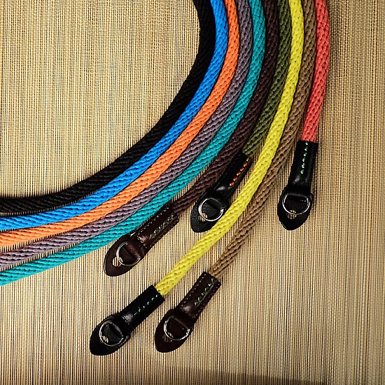 Yellow Woven Cotton Rope Camera Strap with ring connection by Cam-in (95cm)