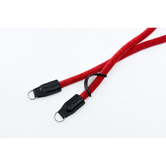 Red Chenille Rope Camera Strap With Ring Connection by Cam-in