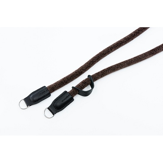 Brown Chenille Rope Camera Strap With Ring Connection by Cam-in