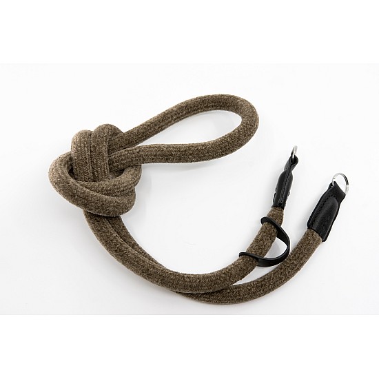 Taupe Chenille Rope Camera Strap With Ring Connection by Cam-in