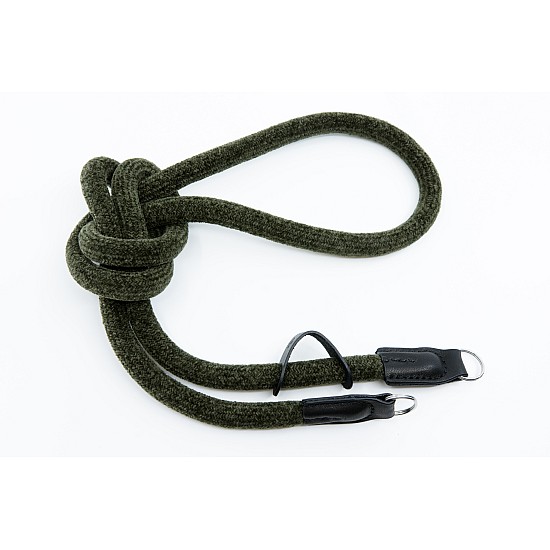 Dark Green Chenille Rope Camera Strap With Ring Connection by Cam-in