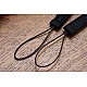 Black Woven Cotton Rope Camera Strap with loop connection by Cam-in - 95cm