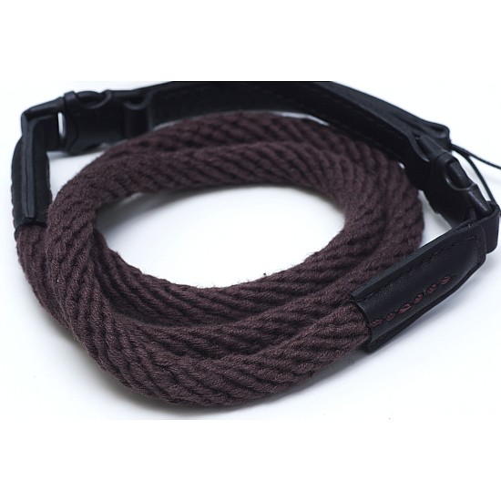 Brown Woven Cotton Rope Camera Strap with loop connection by Cam-in - 95cm