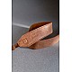 Wide Tan Leather Adjustable DSLR Camera Strap by Cam-in