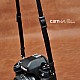 Dark Brown Wide Leather DSLR Camera Strap by Cam-in