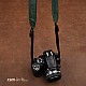 Green Leather Adjustable DSLR Camera Strap by Cam-in