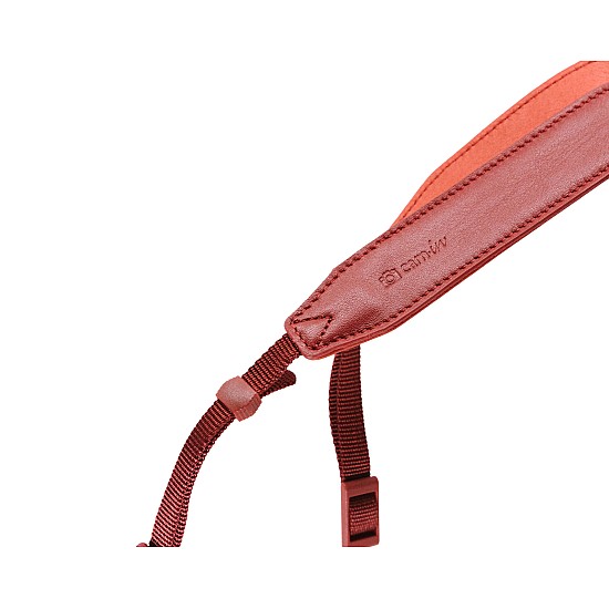 Red Leather DSLR Camera Strap by Cam-in