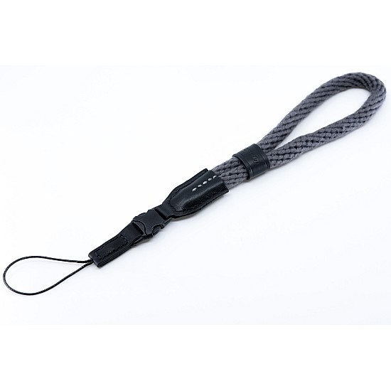 Grey Rope Camera Wrist Strap with String Loop Connection & Quick Release - Cam-in