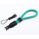 Mint Green Rope Camera Wrist Strap with String Loop Connection & Quick Release - Cam-in