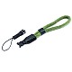 Green Rope Camera Wrist Strap with String Loop Connection & Quick Release - Cam-in