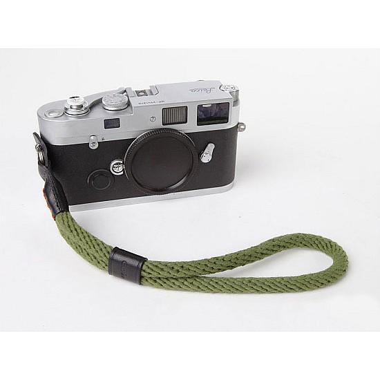 Green Cotton Rope Camera Wrist Strap by Cam-in - Ring Connection