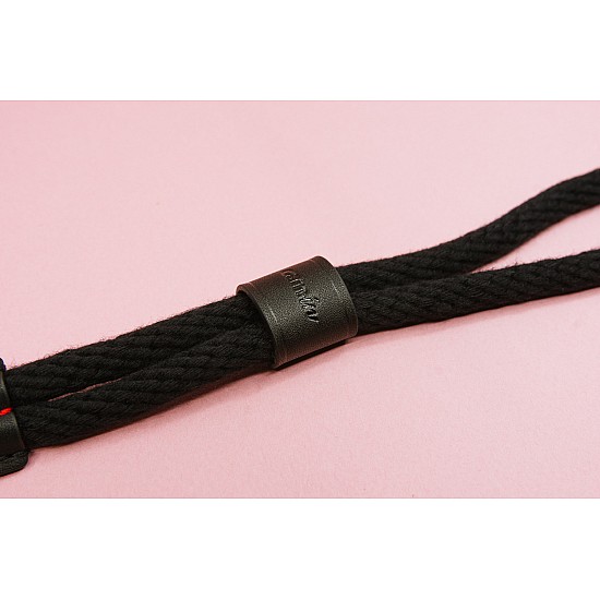 Black Cotton Rope Camera Wrist Strap by Cam-in - Ring Connection