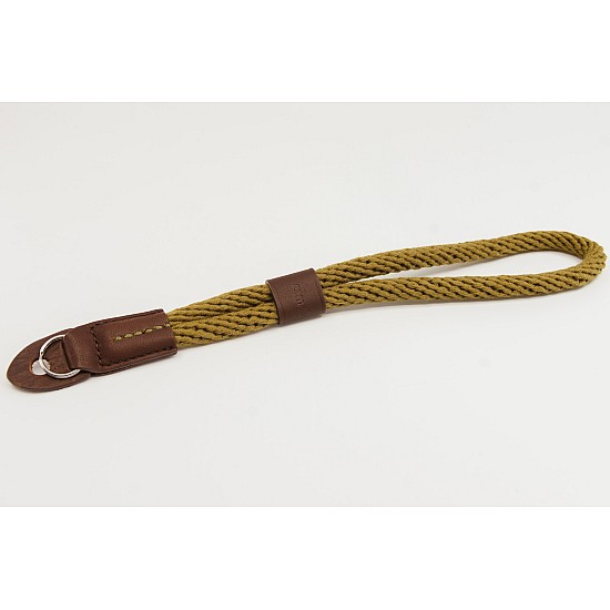 Khaki Cotton Rope Camera Wrist Strap by Cam-in - Ring Connection