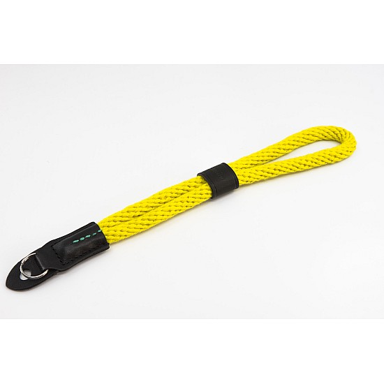 Yellow Cotton Rope Camera Wrist Strap by Cam-in - Ring Connection