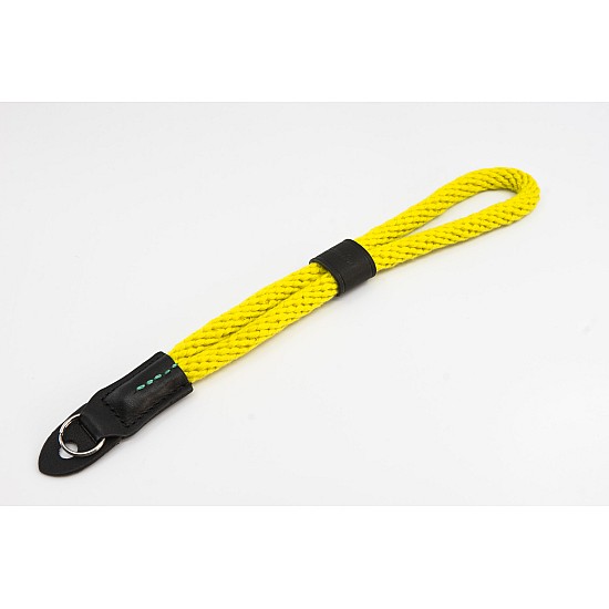 Yellow Cotton Rope Camera Wrist Strap by Cam-in - Ring Connection