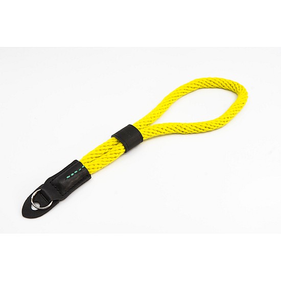 Yellow Cotton Rope Camera Wrist Strap by Cam-in - Ring Connection