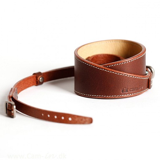 Brown Luxury Leather DSLR Camera Strap by Cam-in