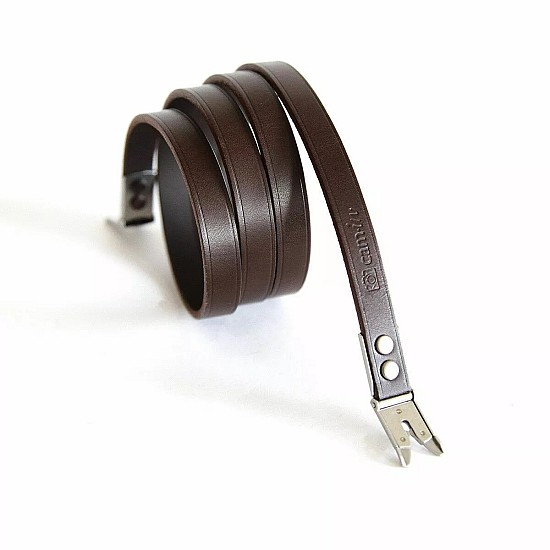 Dark Brown Leather Rolleiflex Camera Strap by Cam-in