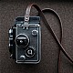 Black Leather Rolleiflex Camera Strap by Cam-in