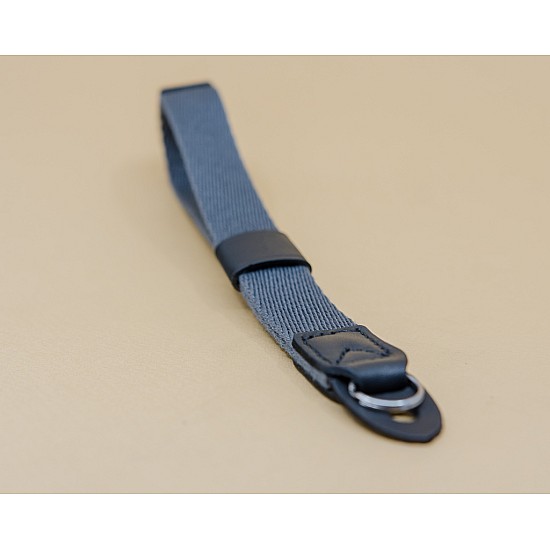 Grey Cotton Camera Wrist Strap by Cam-in - Ring Connection