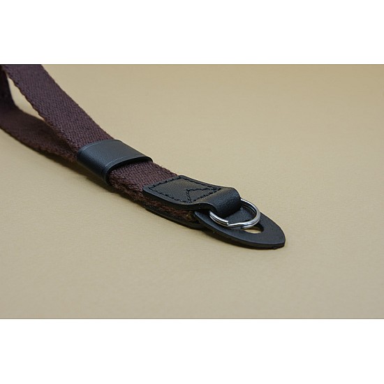 Brown Cotton Camera Wrist Strap by Cam-in - Ring Connection