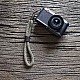 Grey Cotton Rope Camera Wrist Strap with string loop connection by Cam-in