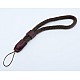 Brown Cotton Rope Camera Wrist Strap with string loop connection by Cam-in