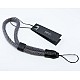 Grey Cotton Rope Camera Wrist Strap with string loop connection by Cam-in