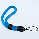 Blue Cotton Rope Camera Wrist Strap with string loop connection by Cam-in