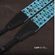 Wavy Blue Woven Cotton Camera Strap by Cam-in