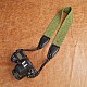 Green Wide Woven Cotton DSLR Camera Strap by Cam-in