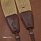 Wide woven cotton strap by Cam-in - Beige