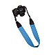 Blue Wide Woven Cotton DSLR Camera Neck Strap by Cam-in