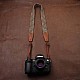 Brown/Mint/Orange Woven Cotton DSLR Camera Neck Strap by Cam-in