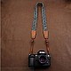 Grey, Blue & Brown Woven Cotton DSLR Camera Neck Strap by Cam-in