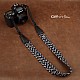 Black/Blue/Grey Woven Cotton DSLR Camera Neck Strap by Cam-in