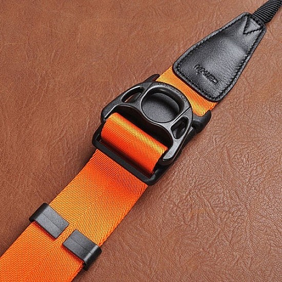 Orange Adjustable 'Ninja' Camera Sling Strap by Cam-in