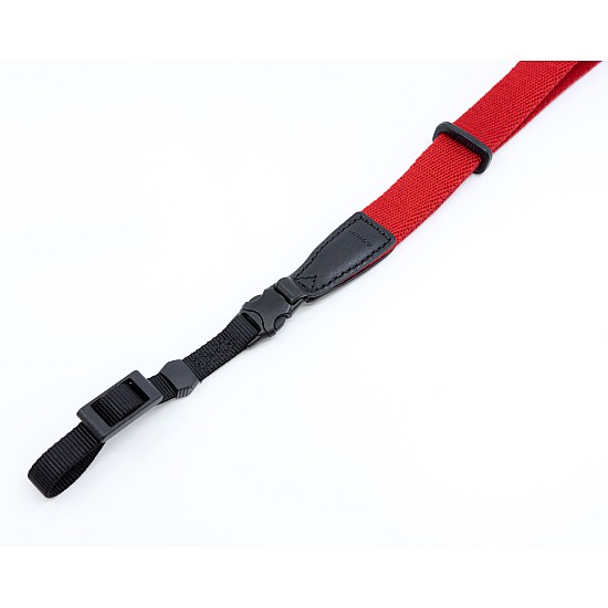 Red Cotton Camera Wrist Strap by Cam-in - Flat Mount