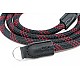 Black & Red Nylon Rope Camera Strap with Ring Connection by Cam-in - 125cm