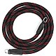 Black & Red Nylon Rope Camera Strap with Ring Connection by Cam-in - 125cm