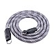 Grey & White Nylon Rope Camera Strap with Ring Connection by Cam-in - 125cm