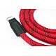 Red & Black Nylon Rope Camera Strap with Ring Connection by Cam-in - 95cm