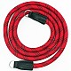 Red & Black Nylon Rope Camera Strap with Ring Connection by Cam-in - 95cm