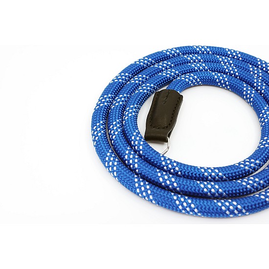 Blue & White Nylon Rope Camera Strap with Ring Connection by Cam-in - 125cm