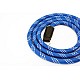 Blue & White Nylon Rope Camera Strap with Ring Connection by Cam-in - 125cm