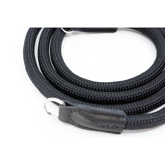 Black Nylon Rope Camera Strap with Ring Connection by Cam-in - 125cm