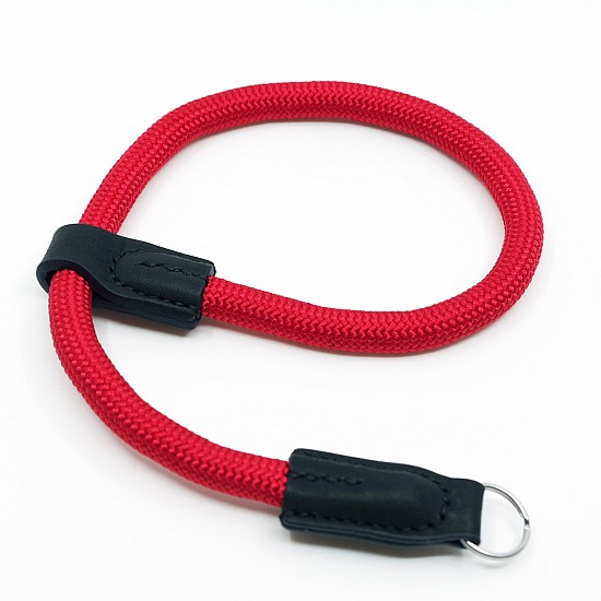 Red Nylon Rope Camera Wrist Strap with Ring Connection by Cam-in