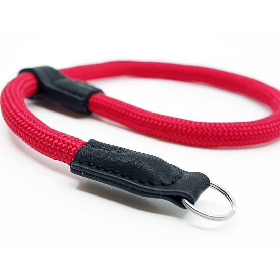 Red Nylon Rope Camera Wrist Strap with Ring Connection by Cam-in