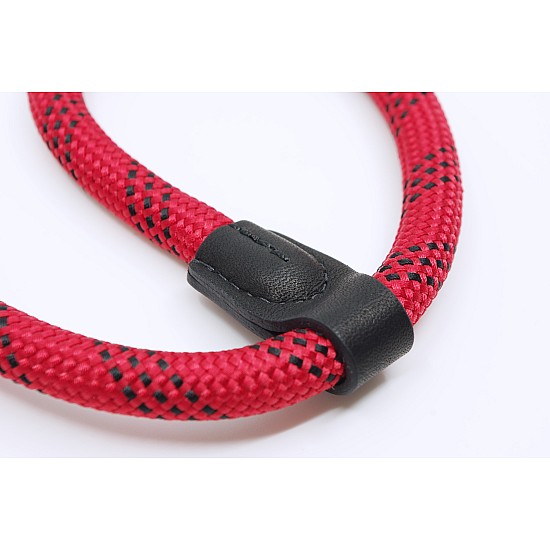 Red & Black Nylon Rope Camera Wrist Strap with Ring Connection by Cam-in